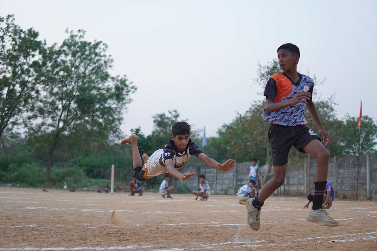Parent interaction at Sanskar admissions desk